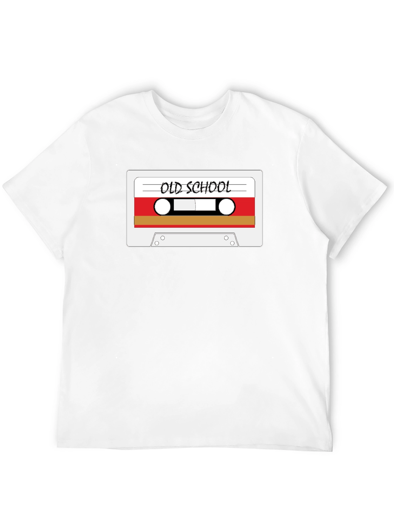 Retro Old School Cassette Tape Graphic T-Shirt