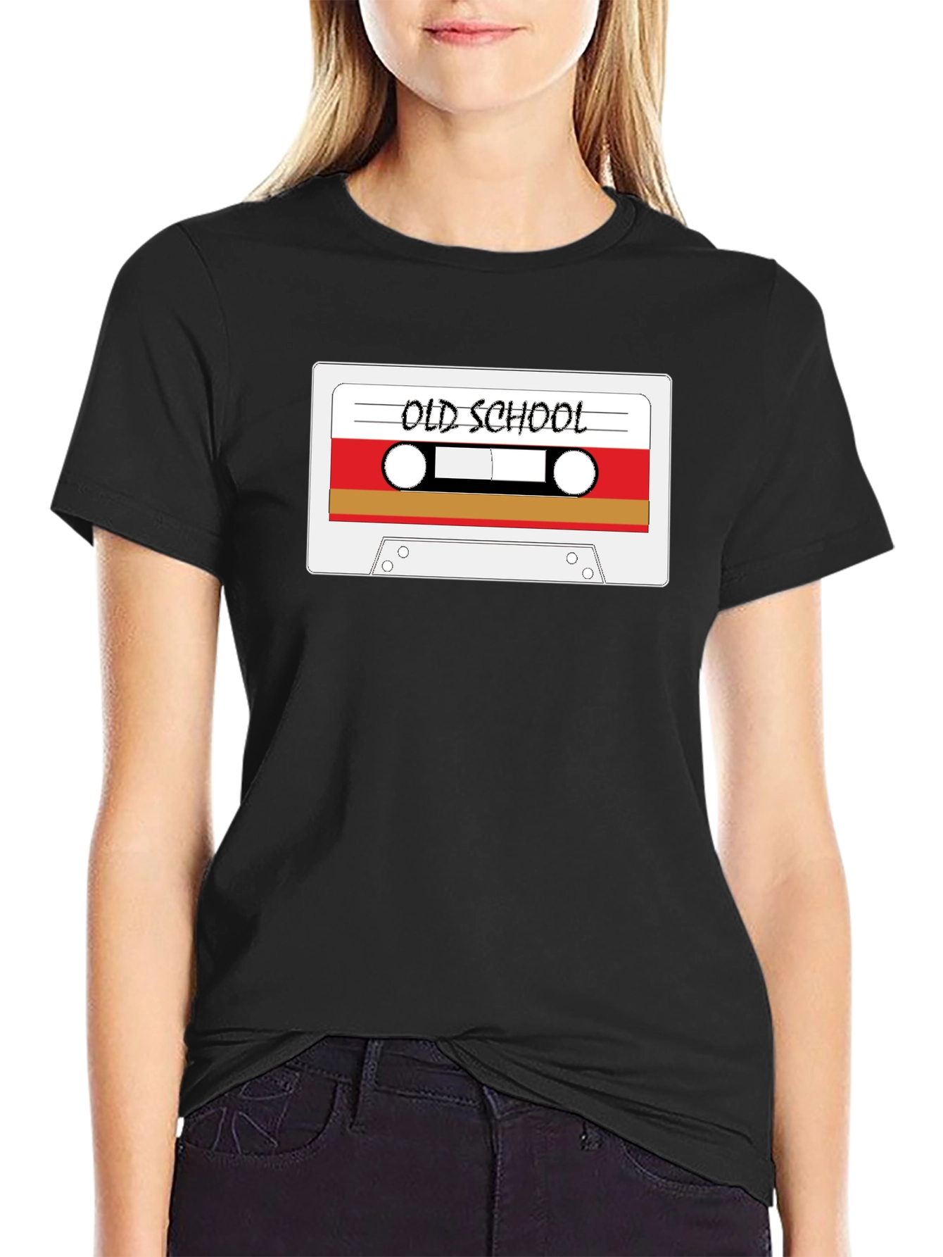 Retro Old School Cassette Tape Graphic T-Shirt
