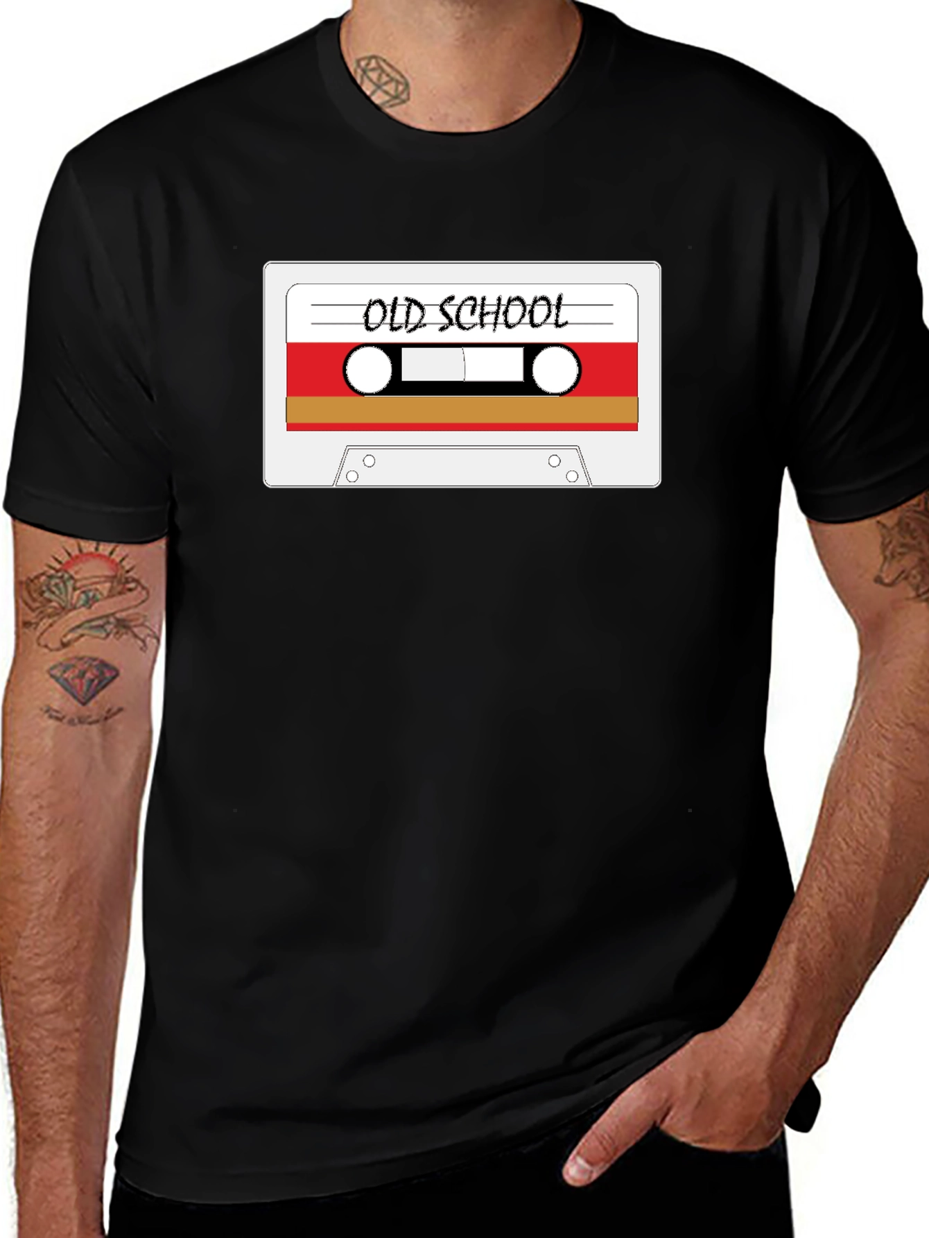 Retro Old School Cassette Tape Graphic T-Shirt