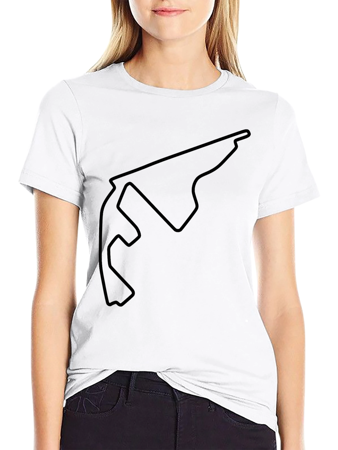 Formula Race Track Outline T-Shirt