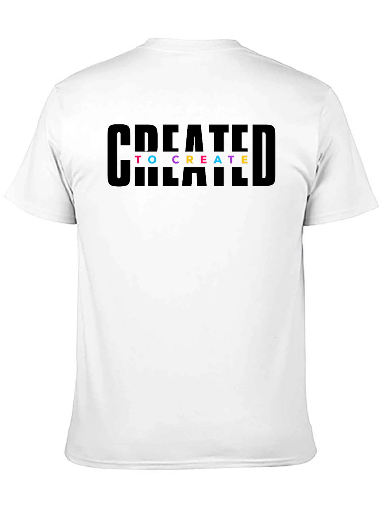 Created to Create Graphic Black T-Shirt
