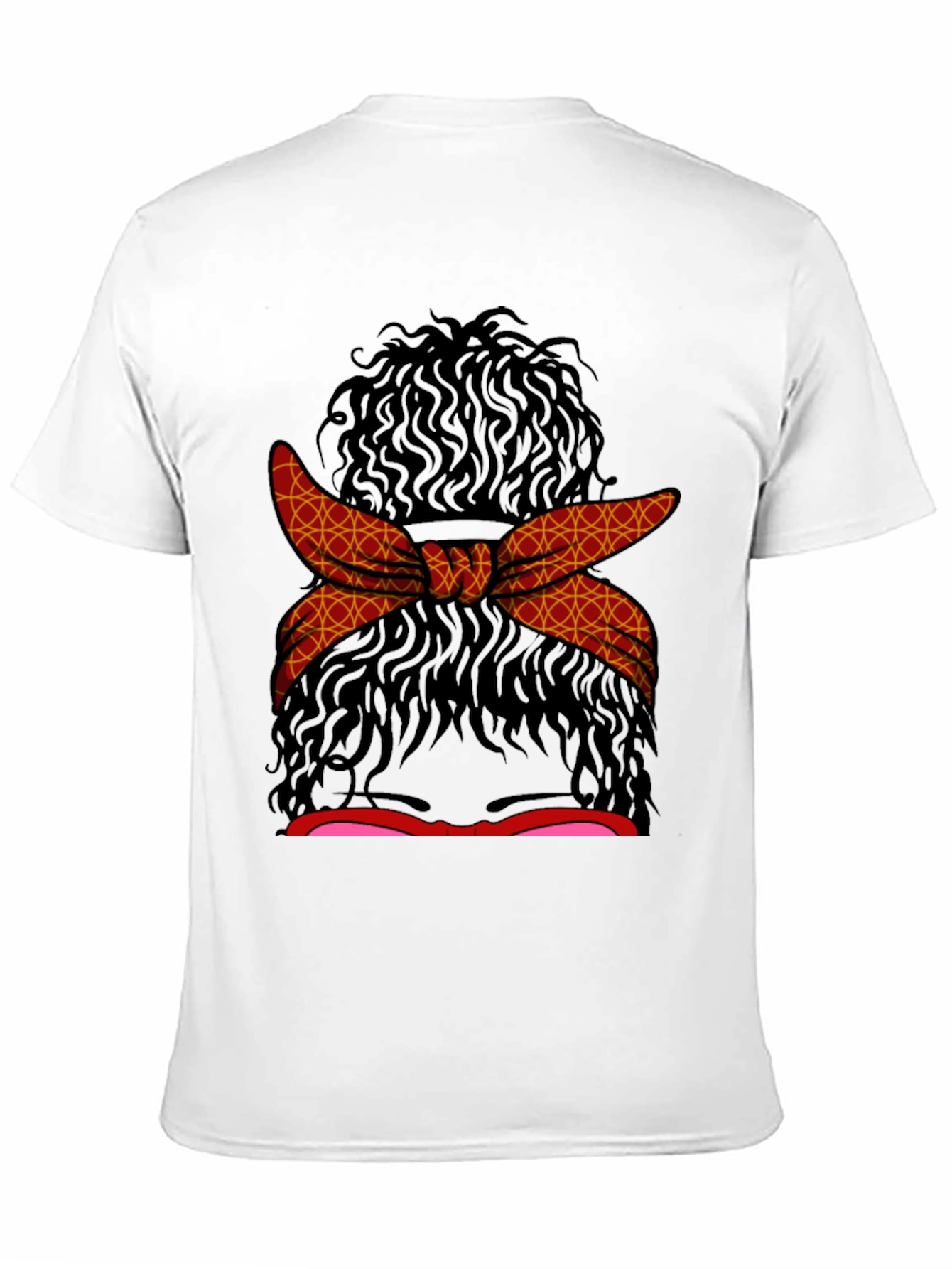 Messy Bun Hair T-Shirt