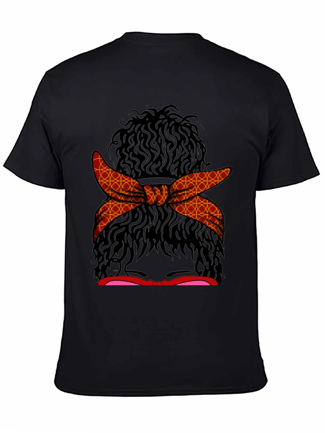 Messy Bun Hair T-Shirt