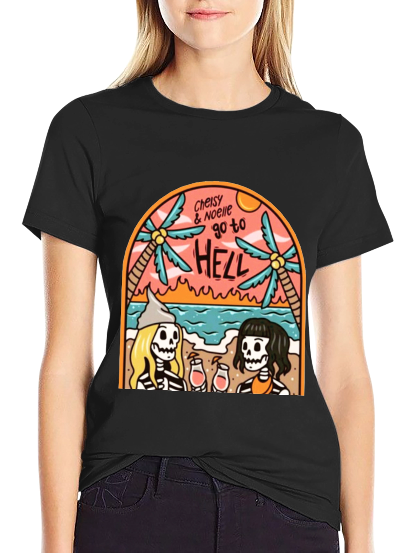 Cheisy & Noelle Go To HELL T-Shirt