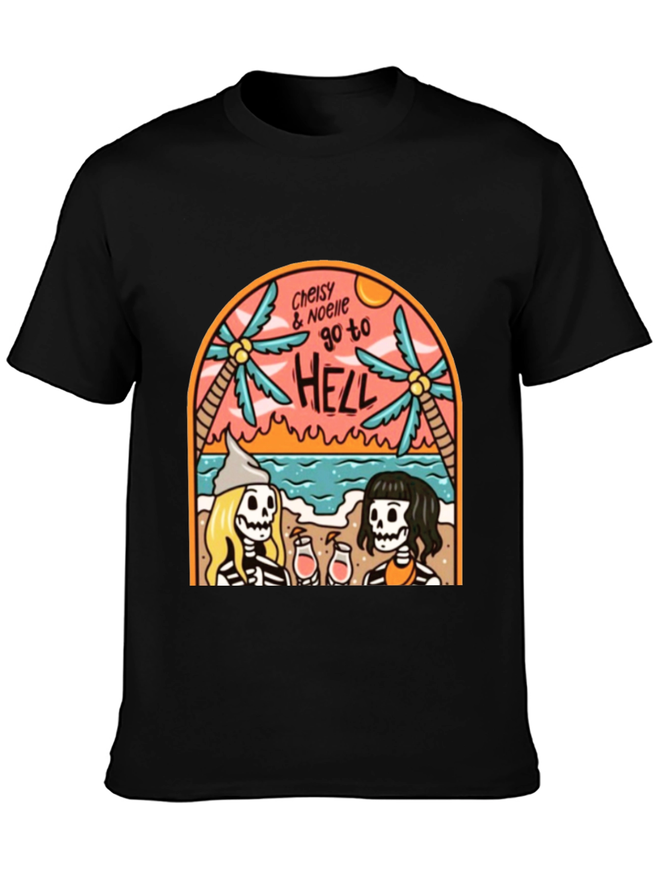 Cheisy & Noelle Go To HELL T-Shirt