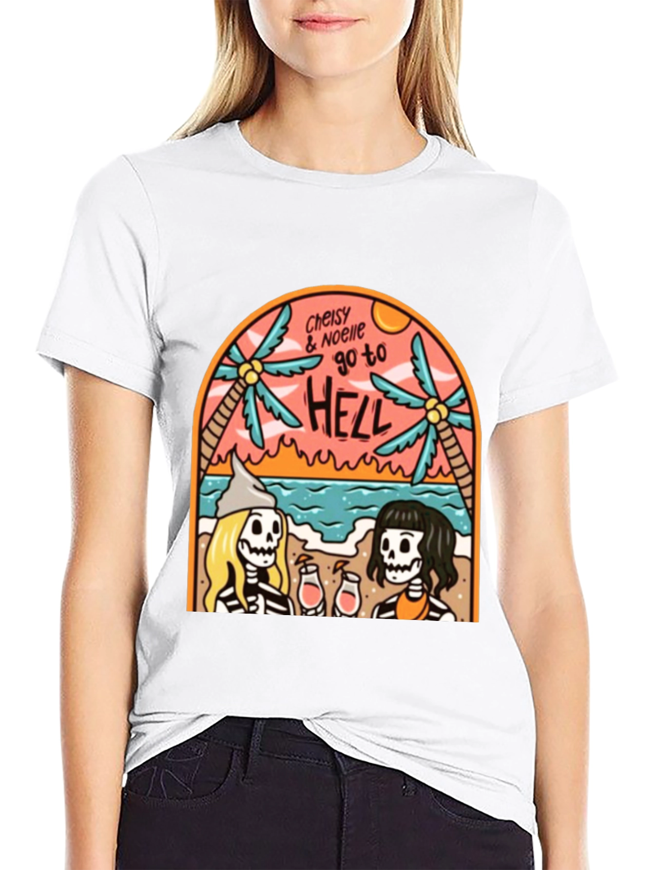 Cheisy & Noelle Go To HELL T-Shirt