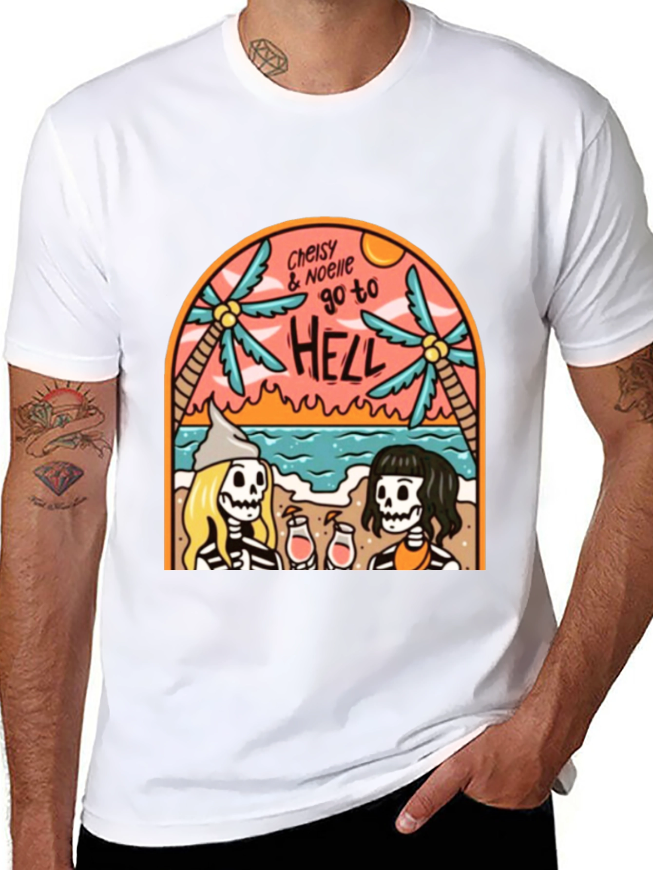 Cheisy & Noelle Go To HELL T-Shirt