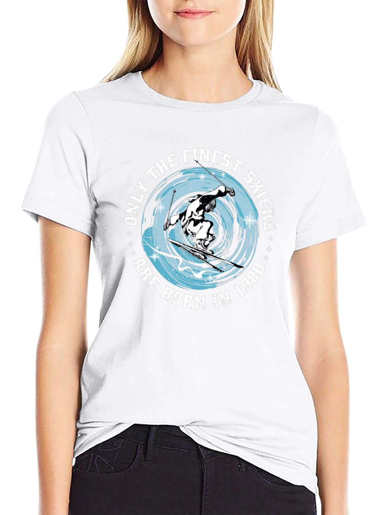 Finest Skiers 1980 Graphic Tee