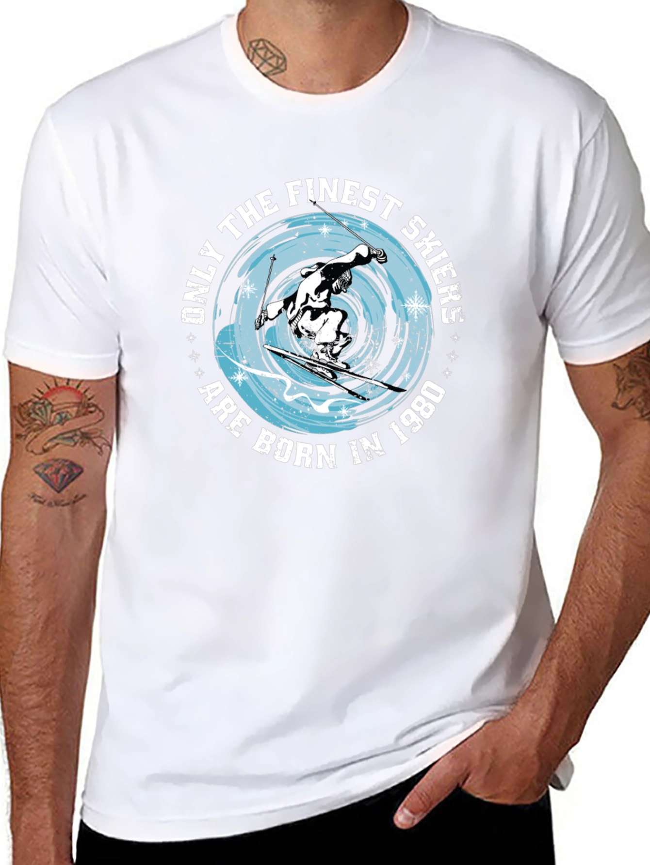 Finest Skiers 1980 Graphic Tee